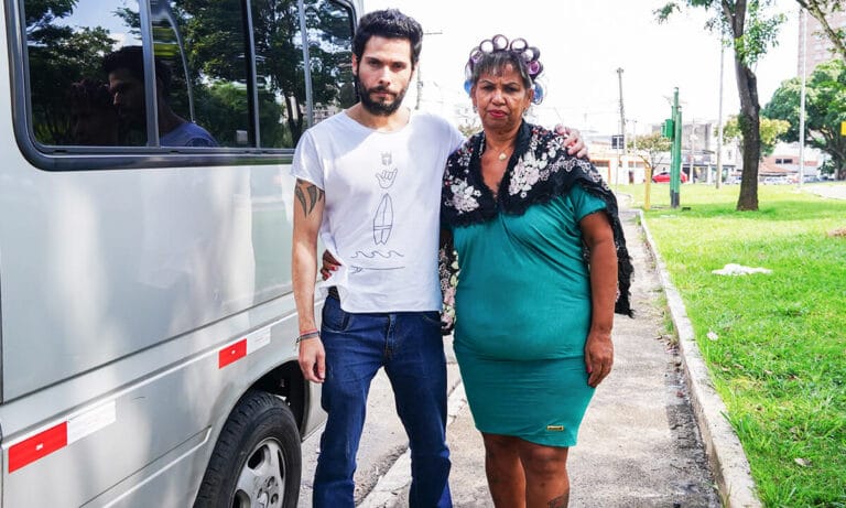 Grannys First Anal Threesome In A Van featuring Jets Onlytaboo - SexLikeReal VR Porn