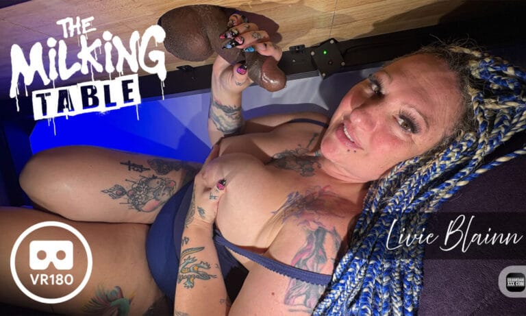 The Milking Table Livie Blainn featuring Livie Blainn - SexLikeReal VR Porn