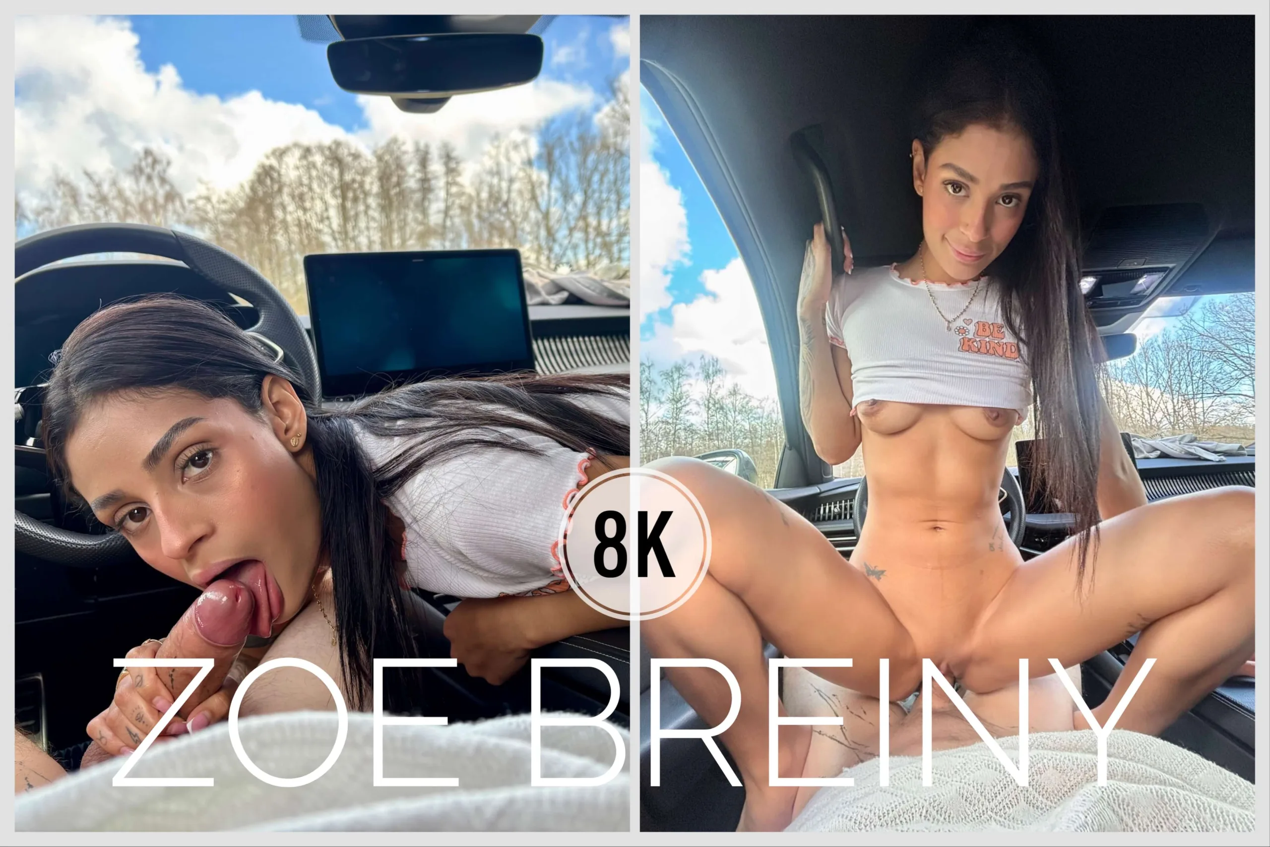 Zoe Enjoys Sex in the Car featuring Breiny Zoe - VRPorn VR Porn