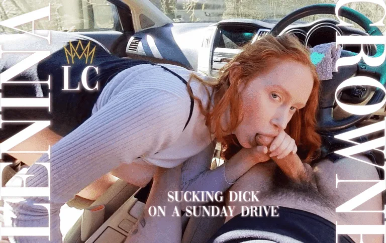 Sucking Dick on a Sunday Drive featuring Lenina Crowne - VRPorn VR Porn