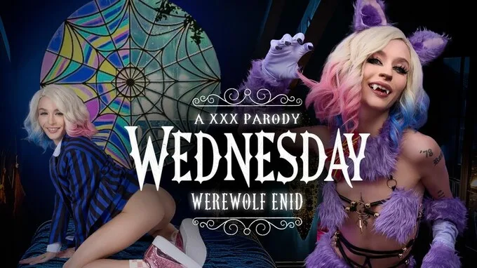 Wednesday – Werewolf Enid A XXX Parody